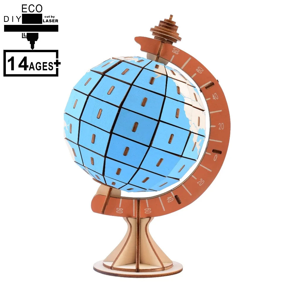 

DIY Wooden Puzzles Toys 3D Montessori Educational Laser Process Cutting Jigsaw Puzzle Games Creativity Crafts For Kids Adult
