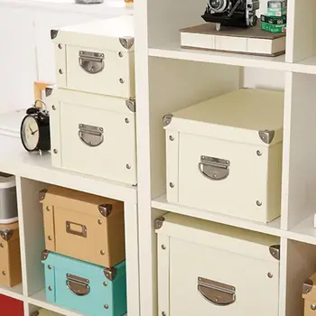 

Foldable Storage LegalBox Deedbox Collapsible Container With Lids For File Letter Clothes Paperwork Snacks Toys Books