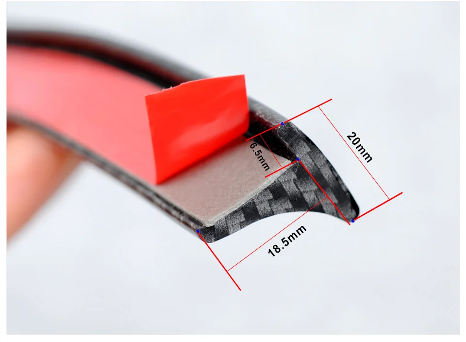 1.5Meter-Universal-Car-Truck-Carbon-Fiber-Rubber-Wheel-Eyebrow-Protector-Lip-Sticker-Trim-Fender-Flare-Anti-scratch_06