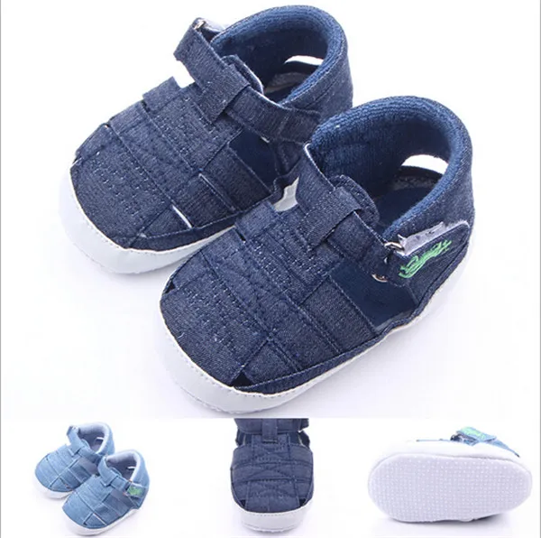 2016 New Blue Jean Baby Shoes Summer Toddler First Walkers Soft Sole