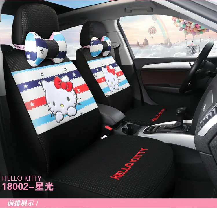 Модные милые автомобильные аксессуары hello kitty Decoracion Para Coches Asientos покрывало для автомобильного сиденья