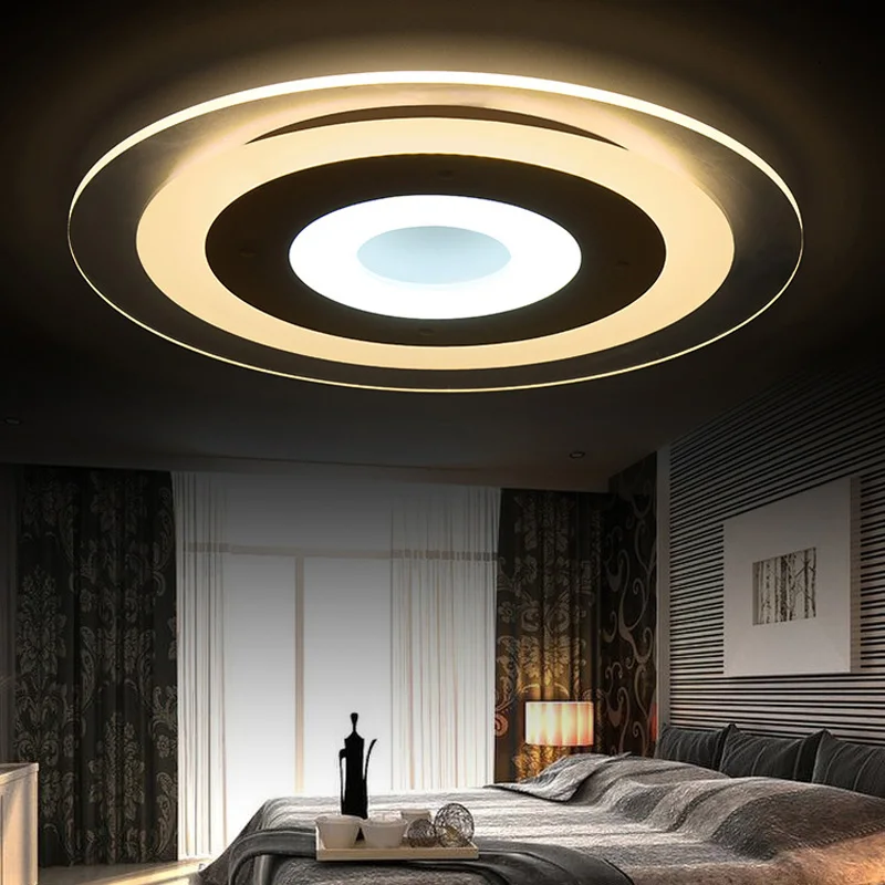 Eusolis 110 de 220 V de acrílico Led Luces Para el hogar Luces Led Para Casas Aydinlatma iluminación de techo de cristal moderna lámpara Lamparas 38