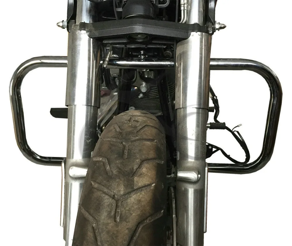 МОТОЦИКЛ хром черный от поломок двигателя Guard Bar для Harley Touring модель Road Street Glide Road King Electra Glide Ultra 2009- 17