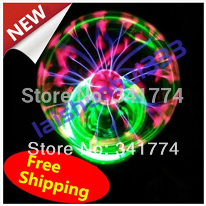 

Novelty 8 in Magic Plasma Ball Lighting lamp Induction Night Lights Gift for Kids Child Party Bar Outdoor Luminaria Decoration