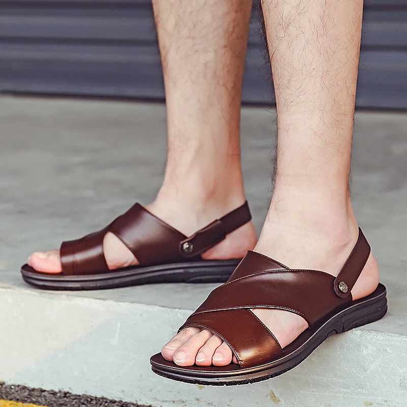 

2019 Fashion Men Sandals Men Beach Shoes Brand Men Casual Shoes Men Slippers Sneakers Summer Shoes Flip Flops HH-1332
