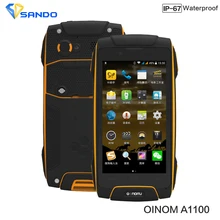 OINOM A1100 LMV11 LMV11H Waterproof IP68 Shockproof phone 3300mAH Quad core MT6582 4.5inch 1G RAM 8G ROM WCDMA V9D v8 v9 A8 F6