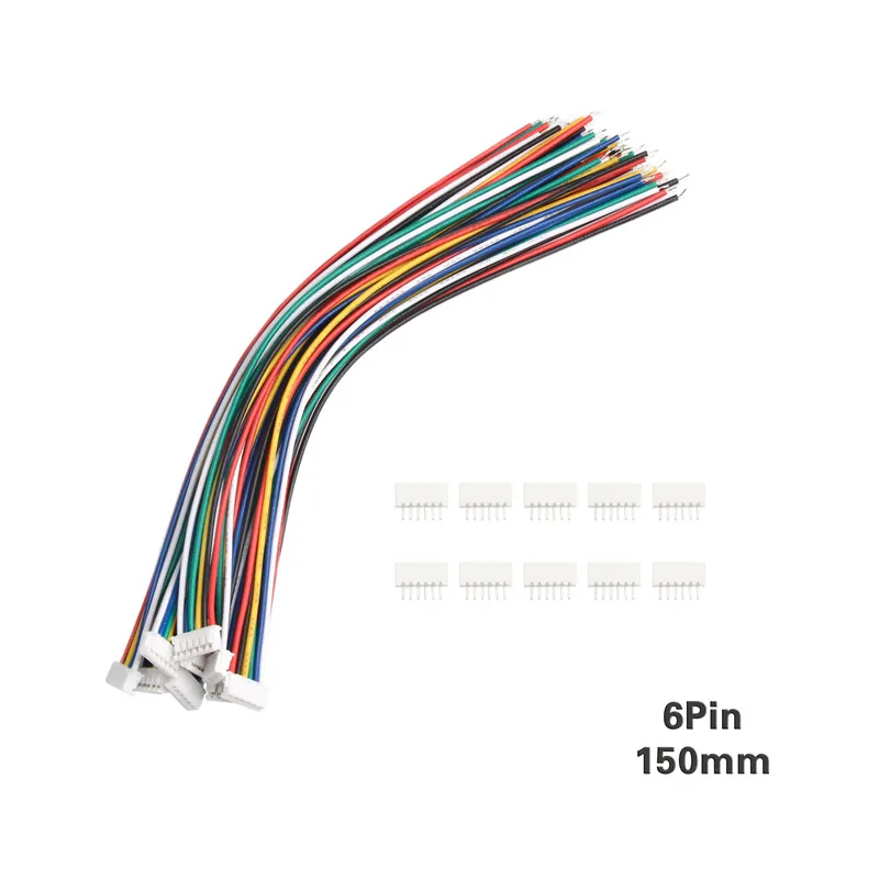 10 компл. 150 мм ZH-1.5 провода Кабельный соединитель DIY ZH-1.5 28AWG JST 2Pin-10Pin электронная линия одиночное соединение клеммные соединители