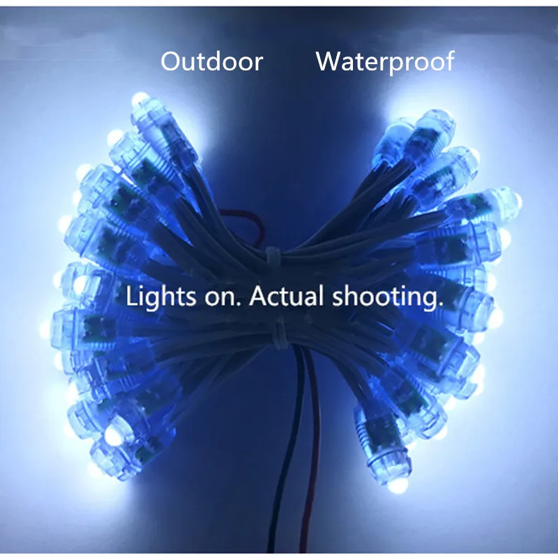 

LED pixel string light Exposed Light String Full Point Control Magic Color Decoration Advertising fonts glow Waterproof
