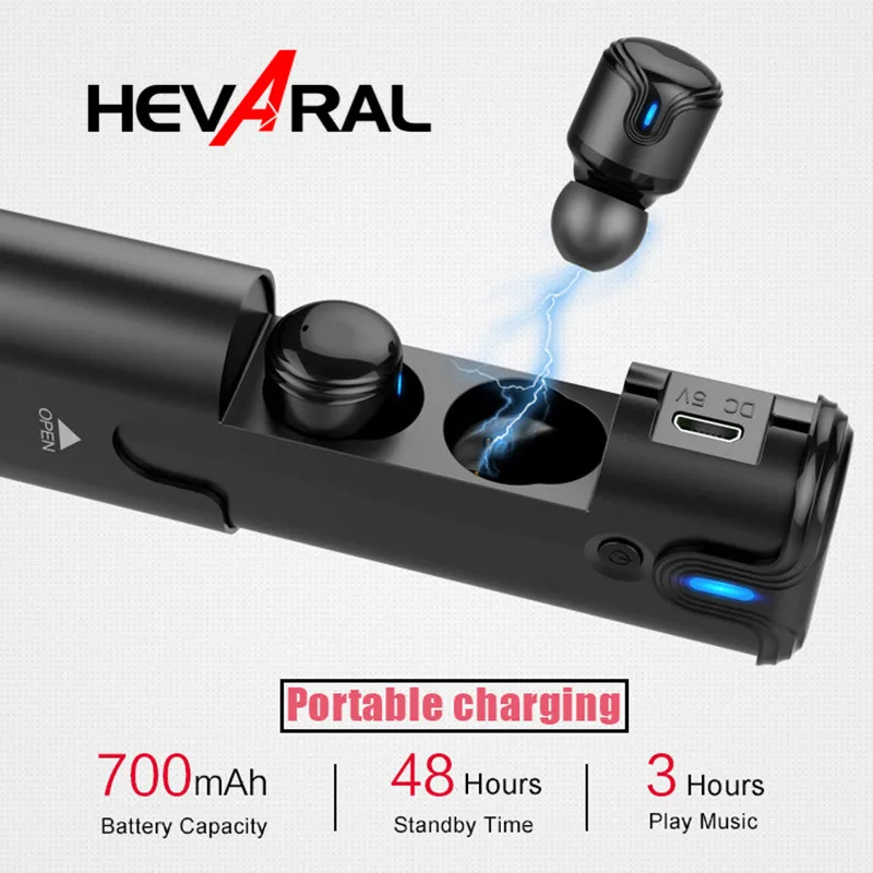 HEVARAL TWS True Wireless Bluetooth Earphone Touch Control In-Ear Stereo HIFI Earbuds Headset With Mic For iphone For Xiaomi цена HEVARAL TWS True Wireless Bluetooth Earphone Touch Control In-Ear Stereo HIFI Earbuds Headset With Mic For iphone For Xiaomi цены онлайн