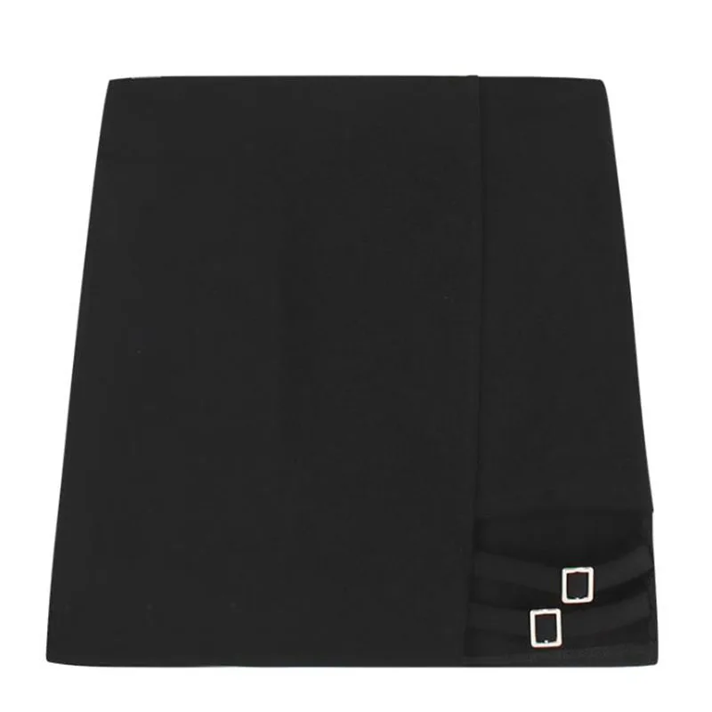 Черная юбка-карандаш, облегающая Клубная одежда, готическая юбка для женщин, сексуальная, Нестандартная, для танцев, мини-юбка