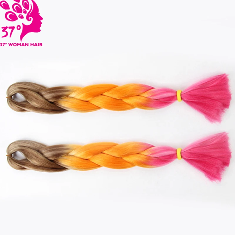 2 шт. синтетические волосы для наращивания цвета 100 г|tone color|extensions blueextension crochet |
