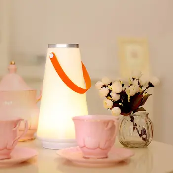 

Creative Portable Wireless LED Home Night Light Table Lamp USB Rechargeable Touch Switch Outdoor Camping Emergency Light
