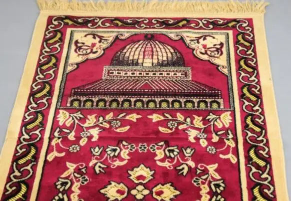 Новый жаккард Исламская мусульманская молитва коврик Salat Musallah Молитвенный Ковер