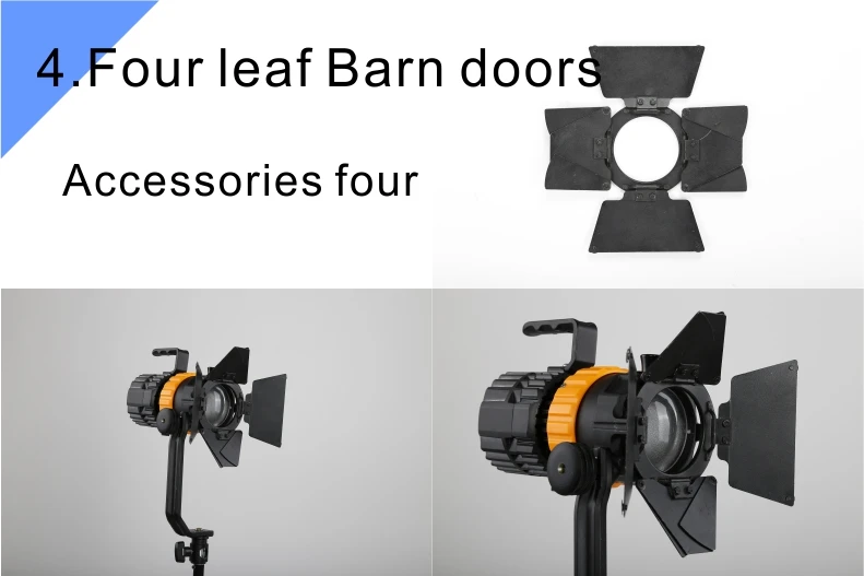 7Falconeyes Pulsar5 LED Spotlight Photography valo kameran valonsäteen valon tarkennuslamppu P5 CD50 T03 Falcon Eyes Mini Spotlight 50W Valonvalo Säädettävä tarkennuspituus Täytä lamppu Pulsar 5 Videovalaisin Photo Studio Valaistus yongnuo