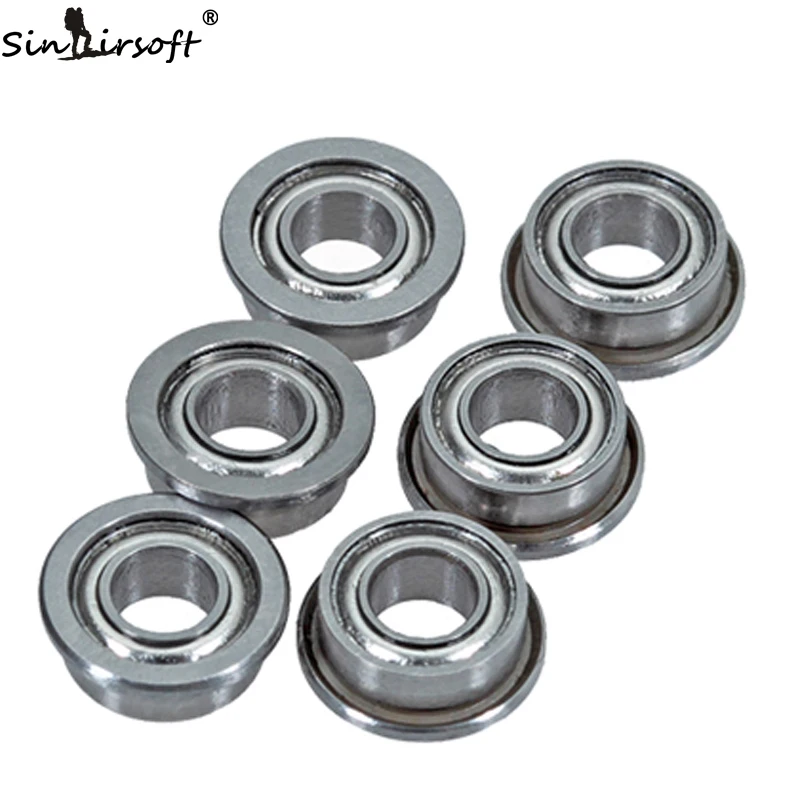 SINAIRSOFT 6pcs /Set 7mm Stainless Steel High Precision Ball Bearing for Airsoft AEG Gearbox