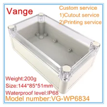 1 шт./лот IP68 водонепроницаемый Инъекции формованные АБС-пластик проектор своими руками для электронного устройства 144*85*51 мм