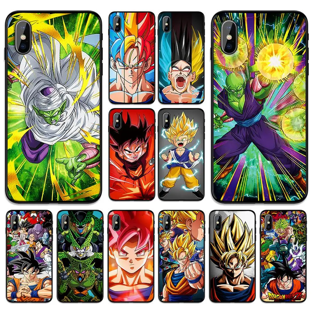 

dragon ball Soft TPU Case Cover for Apple iPhone 6 6S 7 8 Plus 5 5S SE X XS MAX XR Silicone Cases