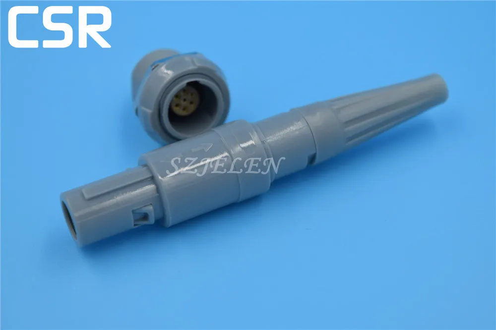 

SZJELEN 7 pin connector plug and socket,PAG/PLG, 1P Series connector 8 pin,Doppler probe plug oximeter probe
