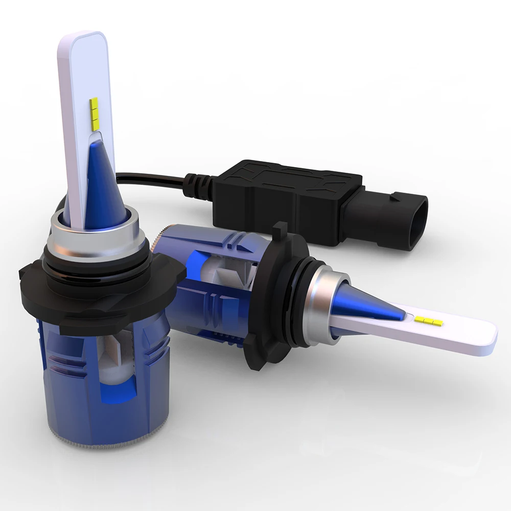 WINING NEW Upgrade Car LED headlight bulbs 9005 LED H1 H3 H8 H11 9005 HB3 9006 HB4 9007 with CSP Y19 Chips 7200LM 6500K 12V 24V