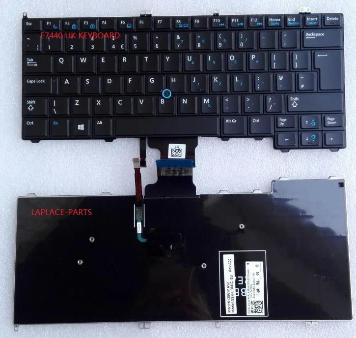 Новые оригинальные английская клавиатура для ноутбука Dell Latitude E7440 E7420 E7240 С trackpoint