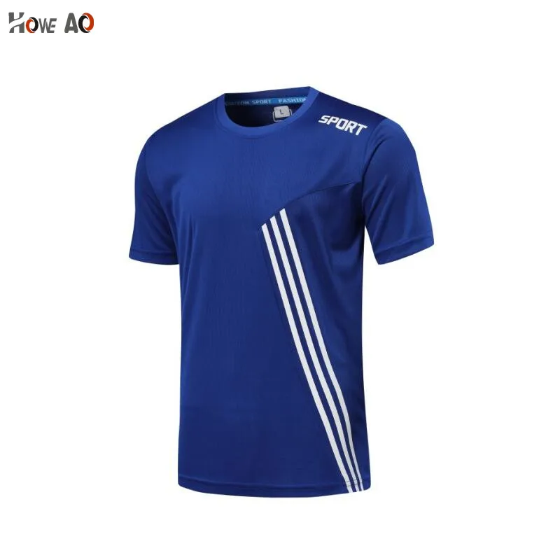 HOWE AO мужские футбольные майки летние футбольные майки Camisa Masculina Maillot Foot Camisas сухая облегающая футболка рубашка для бега