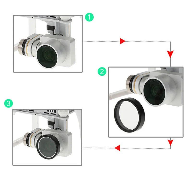 Для DJI Phantom 3 Advanced Professional для 4 камеры Gimbal Lens 4X 6X 8X Star Filter Standard|star filter|filter ndnd filter |