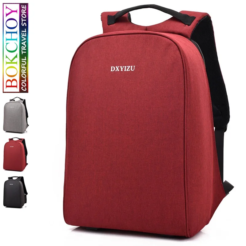 

15Inch Laptop Backpack with 2 USB Charging Power Share To Friends New Fashion Minimalism Leisure Anti Thief Travel Backpack