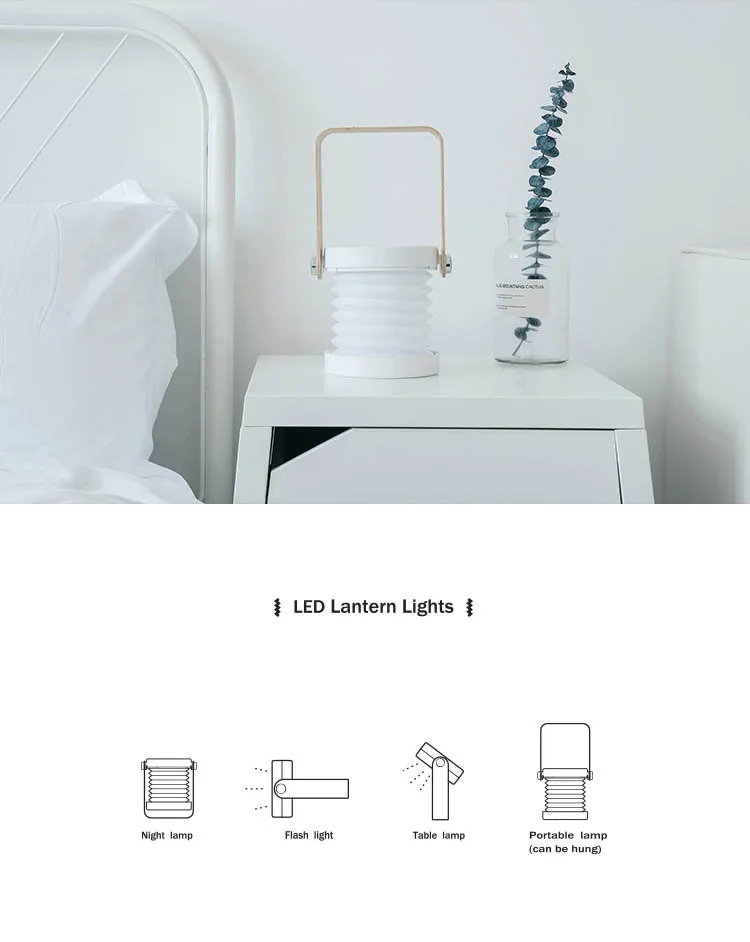 Artpad переносной 2 Вт повесить лампы Беспроводная настольная лампа ночник раза Регулируемый Dimmabel деревянный стол светодиодный с зарядка