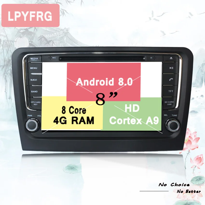 Flash Deal Android 9.0 Car Stereo DVD Player GPS Glonass Navigation for Skoda Rapid 2013 - 2018 RAM 4GB Video Multimedia Radio headunit 5