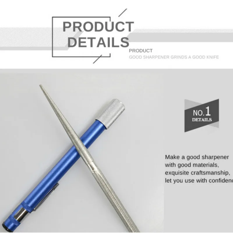 DMD портативный 3 в 1 высокое качество профессиональная заточка стальных ножей точилка ручка Алмазная точилка многофункциональный инструмент