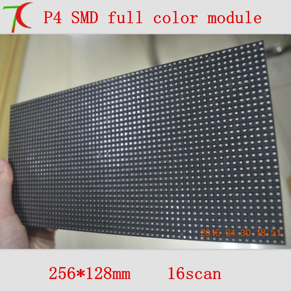 

Good character P4 full color module for stage rent screen or installation display, SMD,1R1G1B,16scan,62500dots/m2