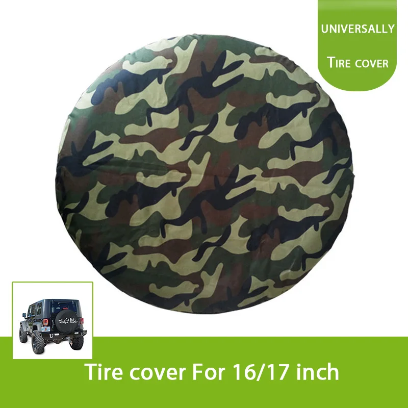 Universal Heavy Duty Camouflage Dust Proof Spare Wheel Tyre Cover 14