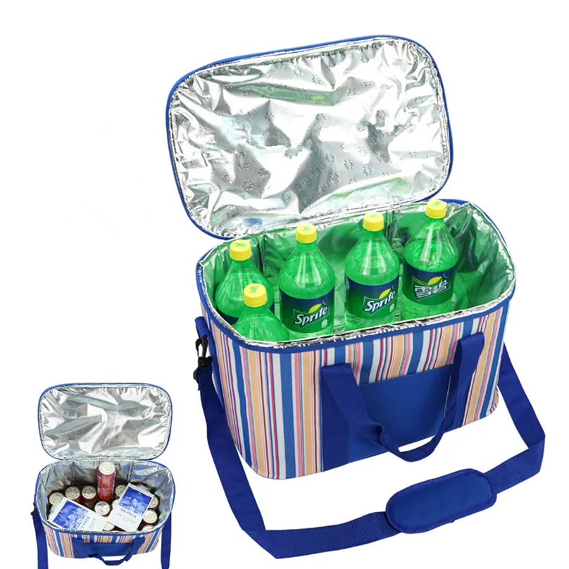 Багаж 34 л большой мешок льда из алюминиевой фольги сохранение тепла Ланч грудное молоко холодный снаружи, теплые и изоляционные пакеты сумка