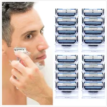 16 шт./упак. Giulietta 3 Слои лезвие Для мужчин бритва для бритья лица Сменные лезвия для бритвы Mache 3 подходит Для мужчин