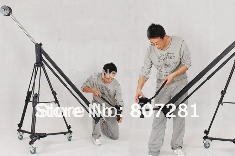 Standard Camera Crane Jib Arm Crane with Pan Head Tripod and Dollyin