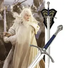 S4851 фильм "Властелин колец" Хоббит гламурный меч Гэндальфа W/настенная табличка 46"