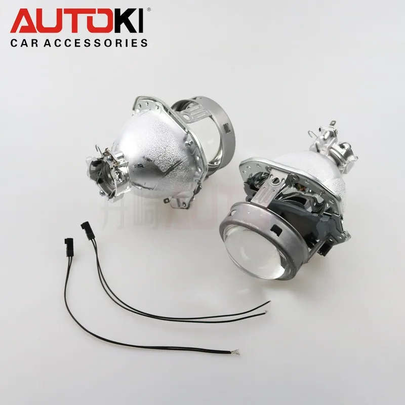 AUTOKI ECE EVOX-R HID Биксеноновые линзы проектора для AUDI C5 C6 A8 A4 B6/BMW E39 E53/Ford Fiesta/Benz ML W163/Lancer/Passat B6