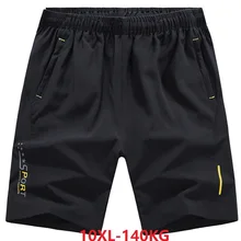 Big size 8XL 9XL 10xl Quick dry sports Shorts Mens summer large size Shorts print letter Shorts sportwear Breathable black 54 56