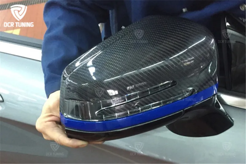 Mercedes Carbon Mirror W204 W207 W212 W176 W218 W221 Mercedes A C CLS E CLA Class Carbon Mirror Cover 1 1 Replacement (2)
