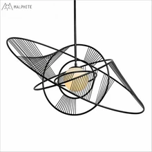 Post-modern minimalist bar restaurant chandelier Creative glass circular winding globe individuality creative art pendant lamp Post-modern minimalist bar restaurant chandelier Creative glass circular winding globe individuality creative art pendant lamp