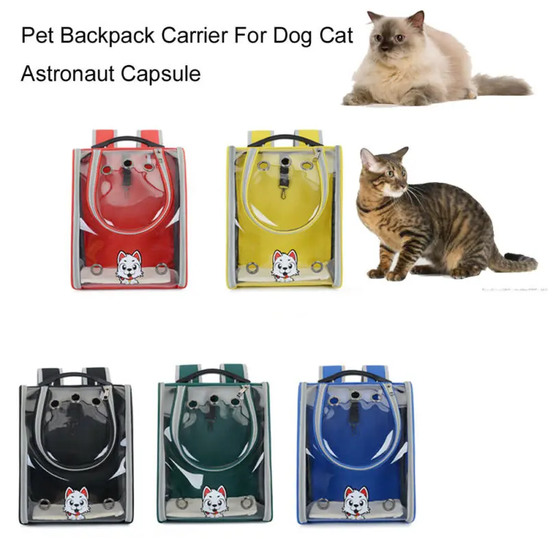 Astronaut Pet Cat Dog Puppy Carrier Travel Bag Space Capsule Backpack Breathable