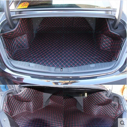 

High quality & Free shipping! Special trunk mats for Lincoln MKZ 2016-2014 Easy to clean waterproof boot carpets for MKZ 2015
