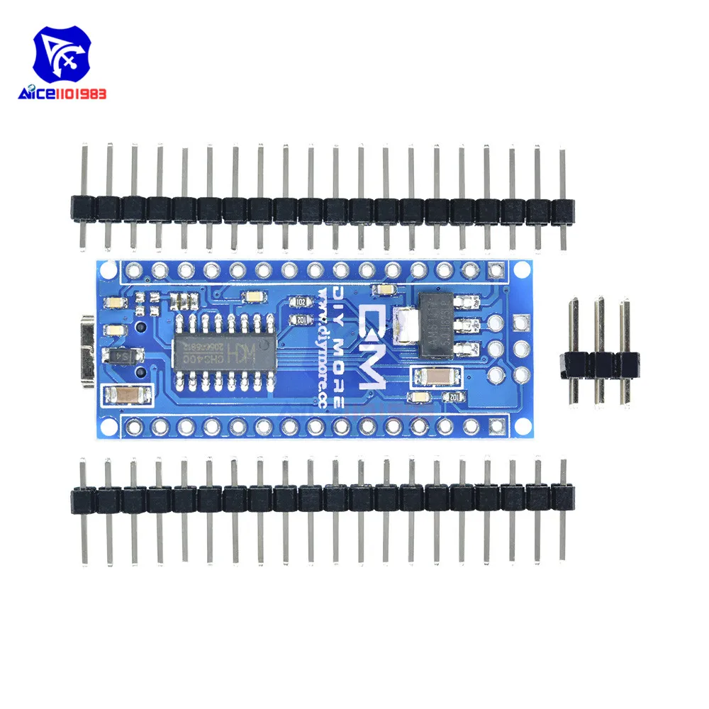 Mini USB CH340 Nano 3,0 ATmega328P ATmega328 плата контроллера для Arduino CH340G MEGA328 Nano V3.0 5 в 16 м модуль драйвера