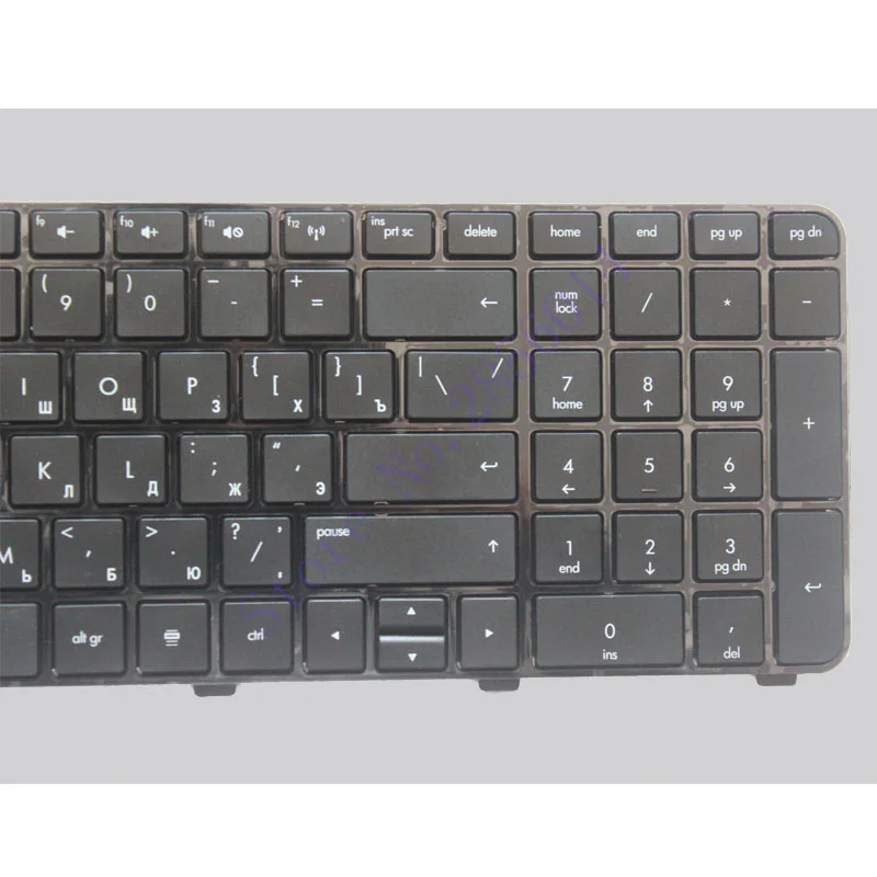  Russian Keyboard for HP Pavilion DV7-6100 DV7-6000 DV7-6200 634016-251 639396-251 RU Black with fra