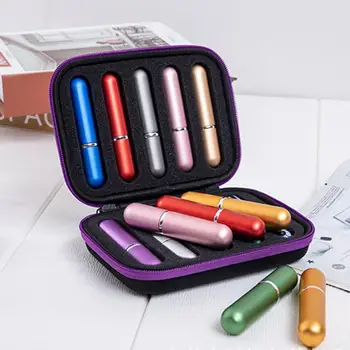 

Essential Oil Storage Bag 10 Compartments Shockproof Perfume Split Bottle Portable EVA Organizer With Contains 10 Bottles Of Per
