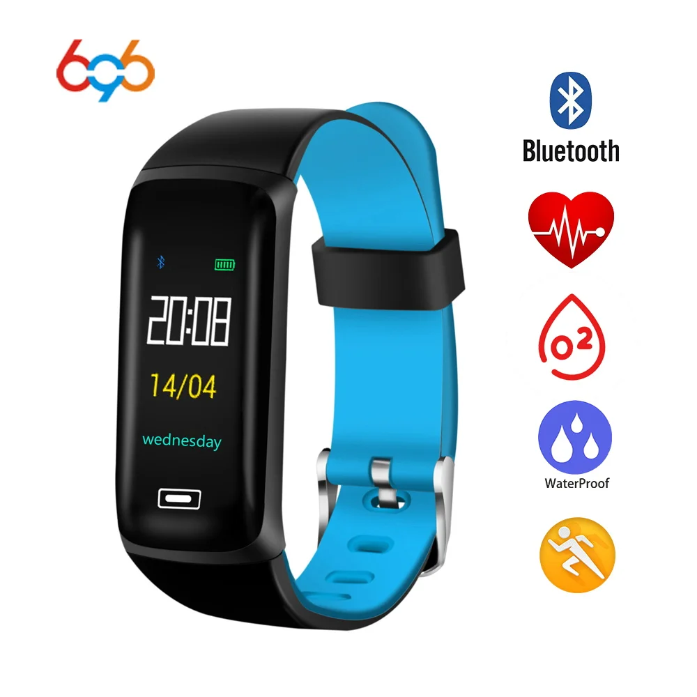 696 2018 MJ05 Smart Band Фитнес трекер крови Давление монитор сердечного ритма Смарт