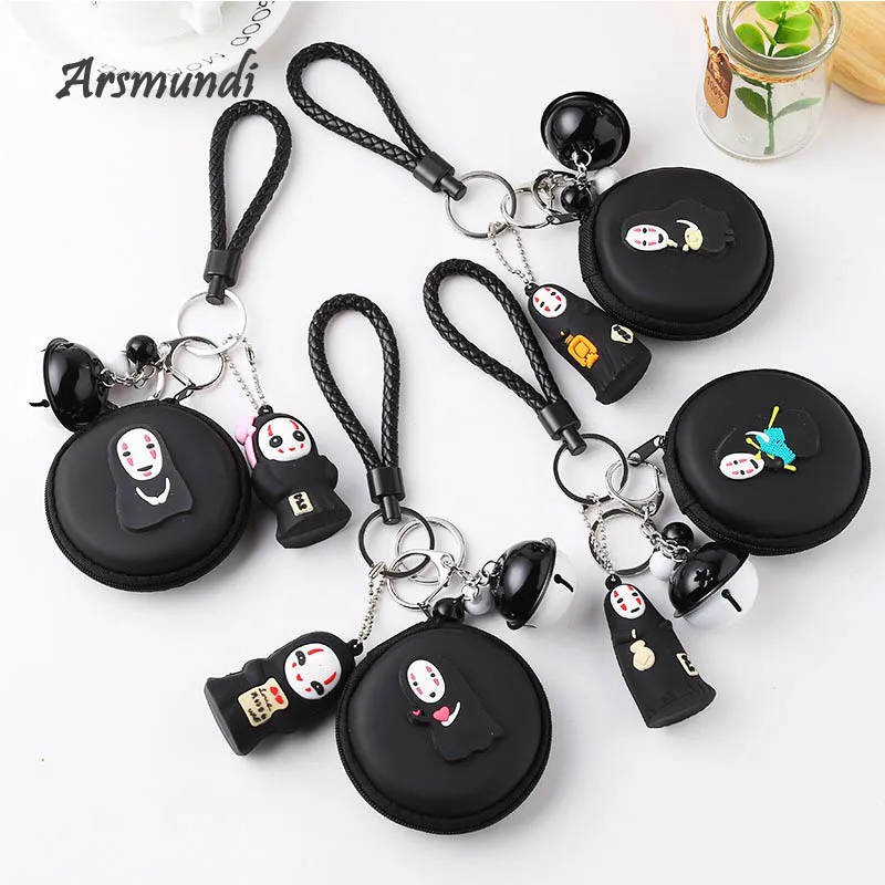 

Arsmundi Creative Cartoon Grimace Coin Purse Cute Bell Lanyard Wallet Pouch USB Cable Earphone Bag Storage Mini Bag Case Holder