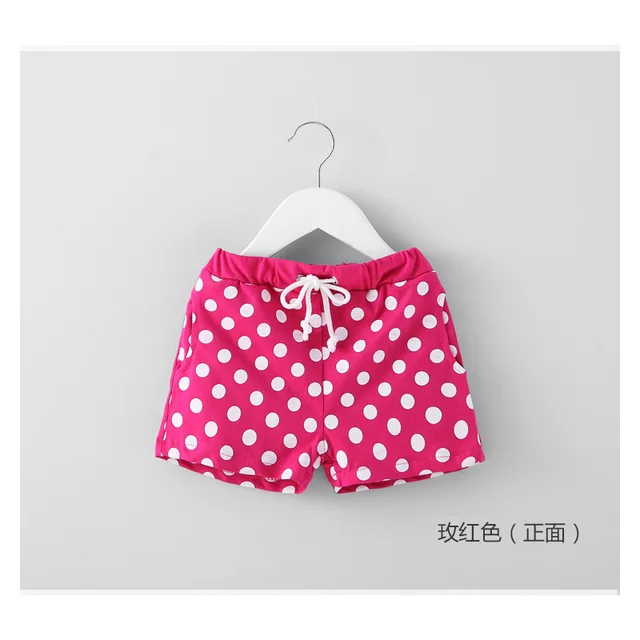 2-7 Years Multi Color Toddler Girls Shorts Baby Boy Dot Shorts Summer Kids Surf Shorts Children Shorts Garcon  BK90