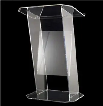 شراءواضح الاكريليك الكنيسة المنبر الحديثة واضح الاكريليك البرسبيكس منبر الكنيسة المنبر