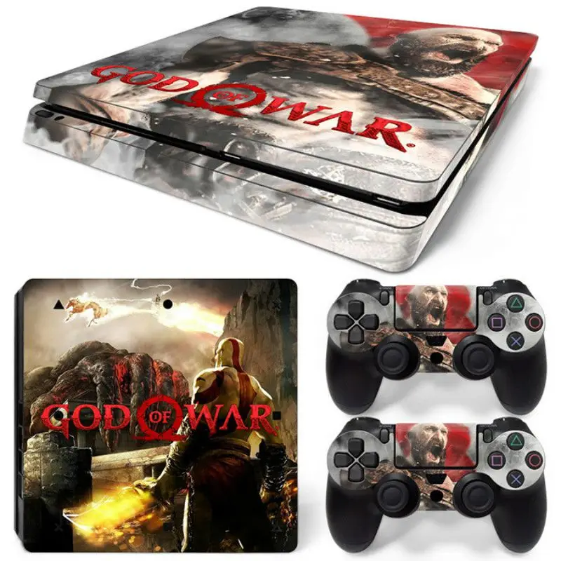 God of War Съемная виниловая кожа для PS4 Slim+ контроллер защитные наклейки для sony Playstation 4 Slim для Dualshock 4 аксессуары - Цвет: 11